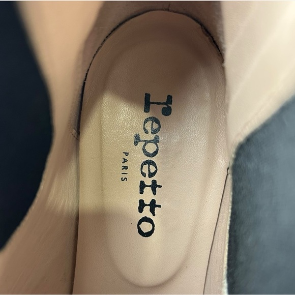 Repetto Grey Leather Chelsea Kitten Heel Ankle Boots 40 - Picture 12 of 12